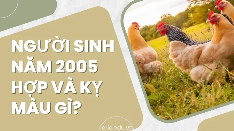 Nam, nữ sinh năm 2005 mệnh gì 03