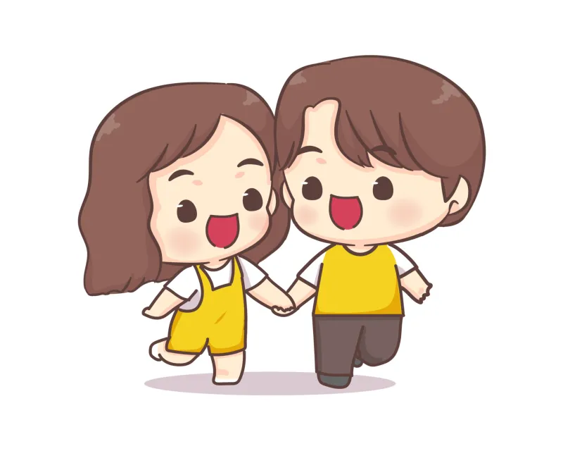 Hình đại diện đôi cute giúp bạn và người ấy nổi bật trong mọi bức ảnh.