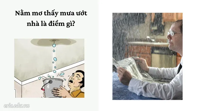 Nằm mơ thấy mưa ướt nhà là điềm gì?