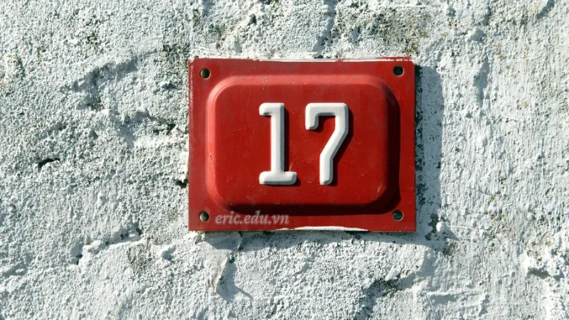 Ý nghĩa số 17 theo Du Niên