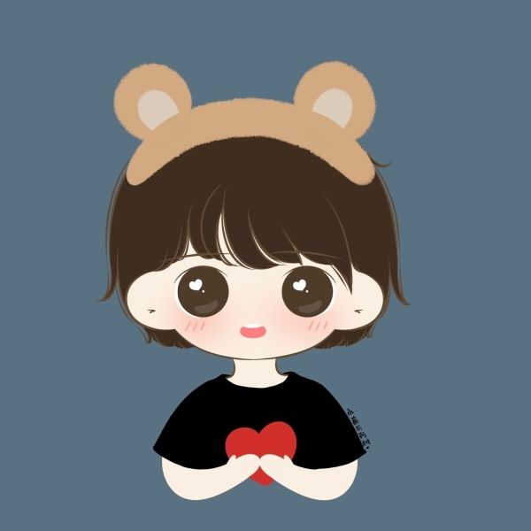 Anime nữ cute đáng yêu chibi tạo điểm nhấn với biểu cảm tươi sáng