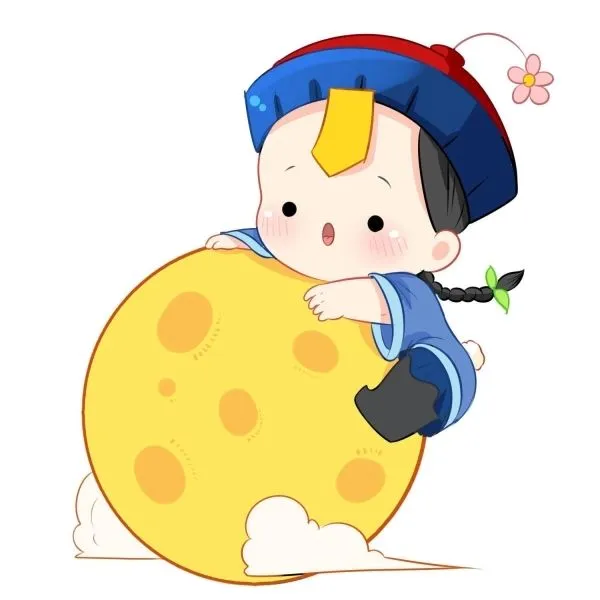 Anime chibi nam cute với vẻ mặt tươi sáng và đáng yêu
