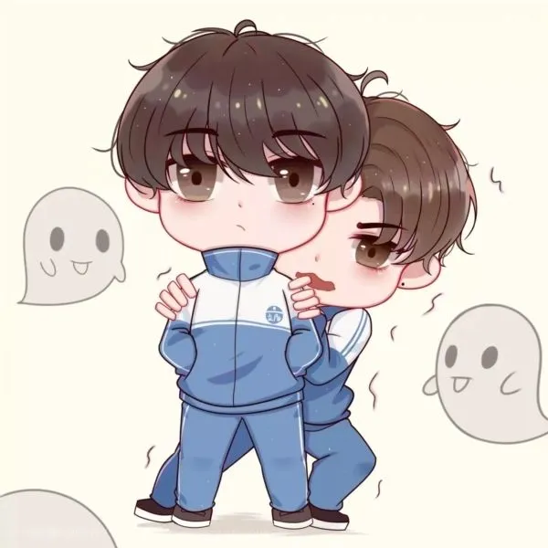 Hình chibi nam nữ dễ thương, đáng yêu với nét vẽ độc đáo