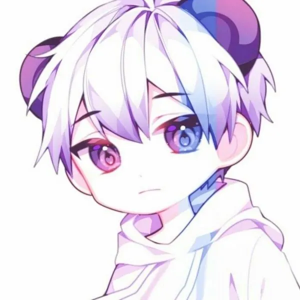 Chibi nam đeo kính thể hiện sự thông minh và dễ thương