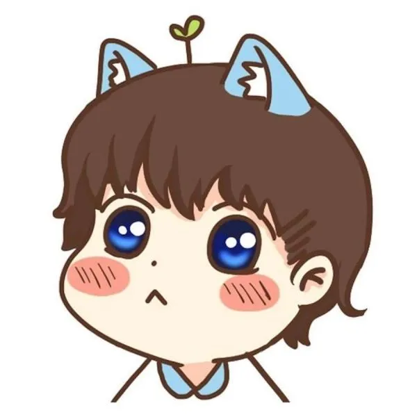 Hình chibi nữ đeo kính mang lại vẻ ngoài ngọt ngào và tinh tế