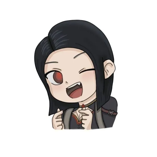 Ảnh nữ cute chibi với nét vẽ dễ thương và tinh tế