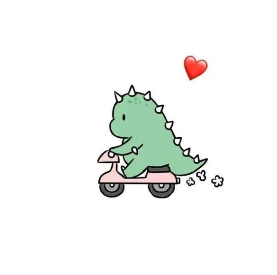 Khủng long cute hình nền mang lại không gian dễ thương và sống động