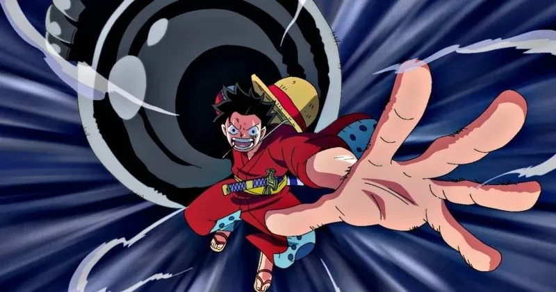 Hình nền Luffy Gear 5 thể hiện phong cách mạnh mẽ và ấn tượng