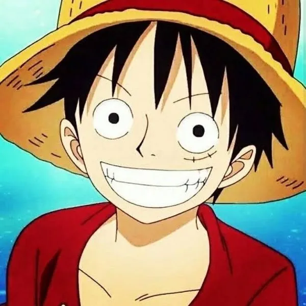 Ảnh đại diện Luffy đẹp với ánh mắt đầy quyết tâm và tự tin