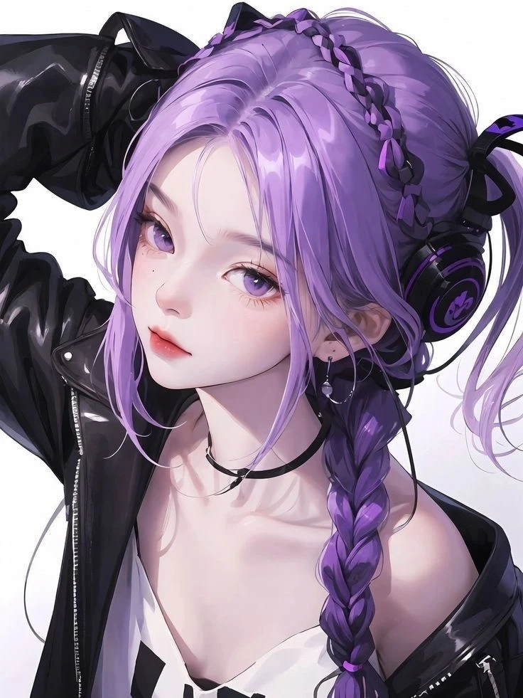 Avatar cute màu tím thể hiện sự dễ thương và đáng yêu đặc biệt