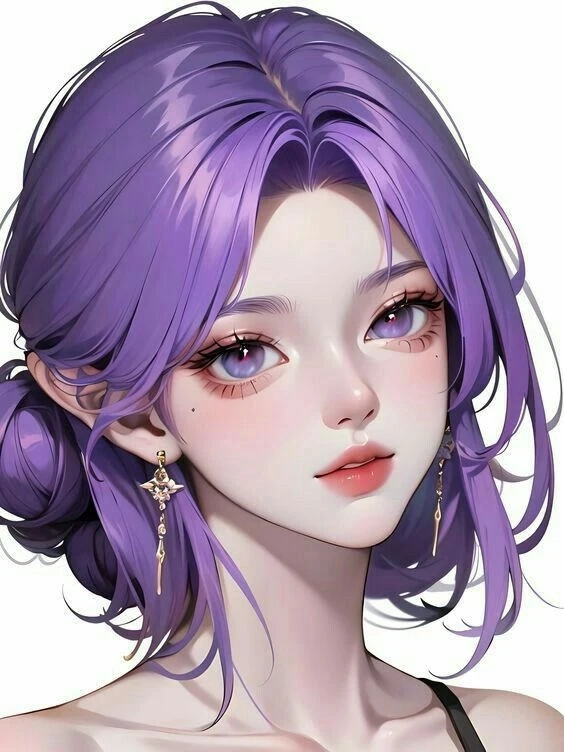 Hình nền máy tính màu tím cute với thiết kế ngọt ngào và lôi cuốn