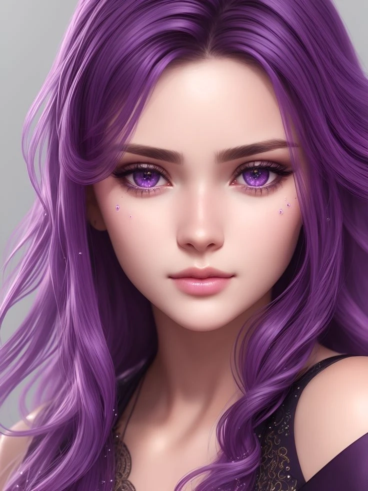 Hình nền điện thoại cute màu tím mang đến cảm giác dễ thương và ngọt ngào