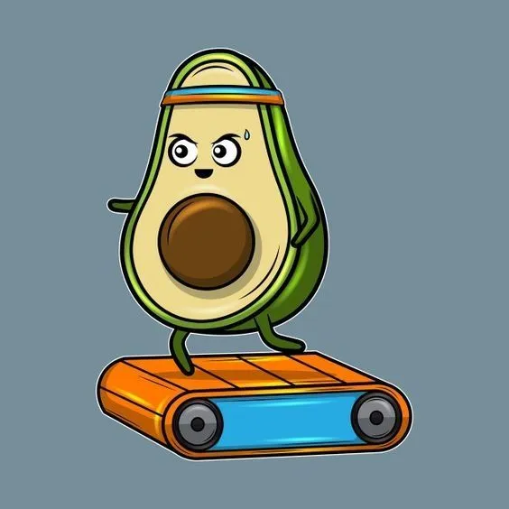 Avatar trái bơ dễ thương mang lại cảm giác ngọt ngào và vui tươi