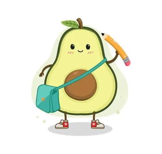 Avatar trái bơ cute tạo hình ảnh đáng yêu và sinh động