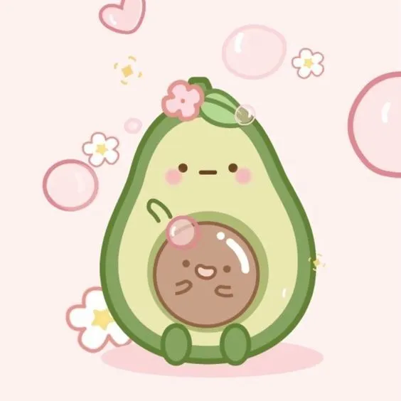 Hình nền quả bơ siêu cute mang lại cảm giác vui tươi và dễ chịu