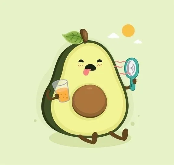 Bơ quả tròn với vỏ mịn màng và thịt mềm thơm ngon