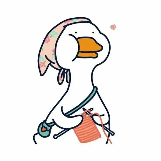 Avatar con vịt trắng mang nét ngộ nghĩnh và đáng yêu