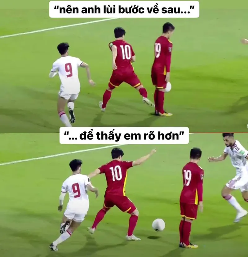 Meme Ronaldo uống nước trong trận đấu luôn mang đến những tình huống hài hước.