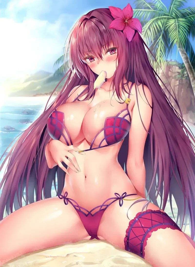 Anime con gái ngầu với ánh mắt sắc bén đầy cuốn hút