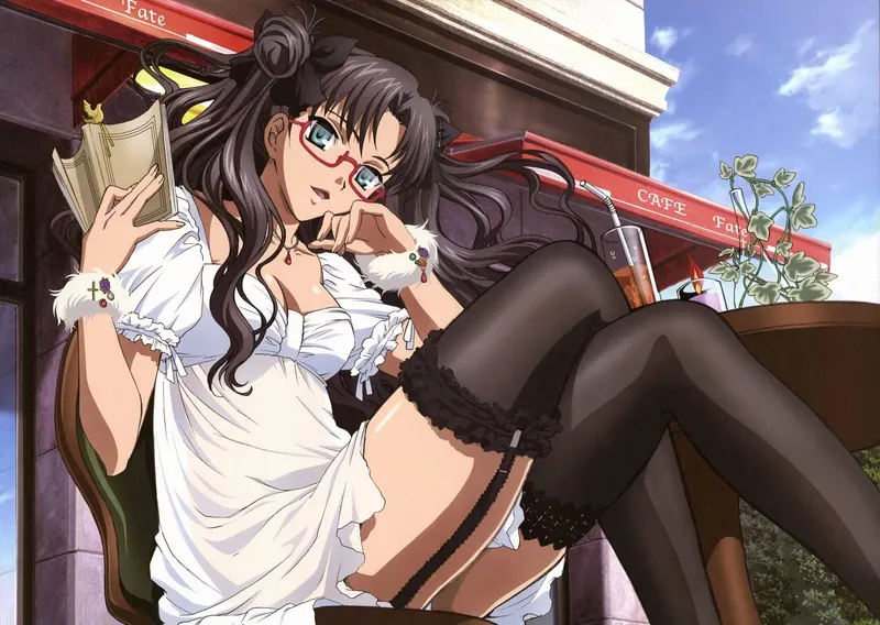Gái anime cute với nét vẽ ngộ nghĩnh và cảm giác dễ thương