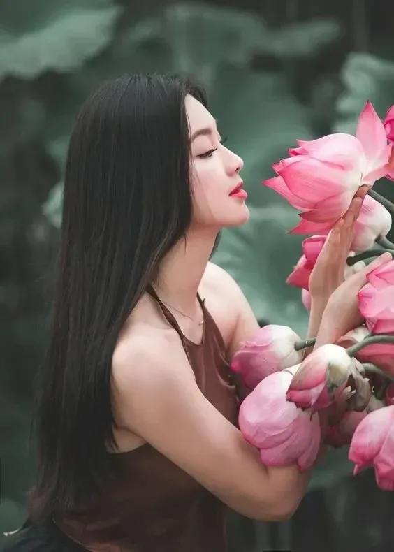 Gái xinh tóc dài cute với vẻ đẹp tự nhiên và dễ thương