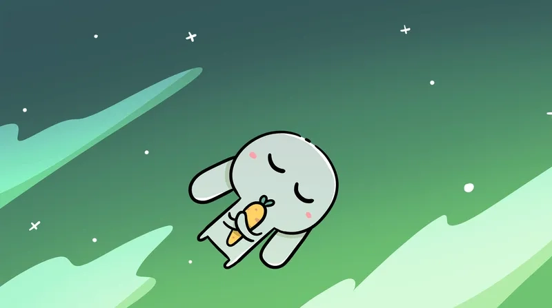 Thỏ 7 màu ông năm là một trong những meme được yêu thích vì vẻ ngoài ngầu lòi.