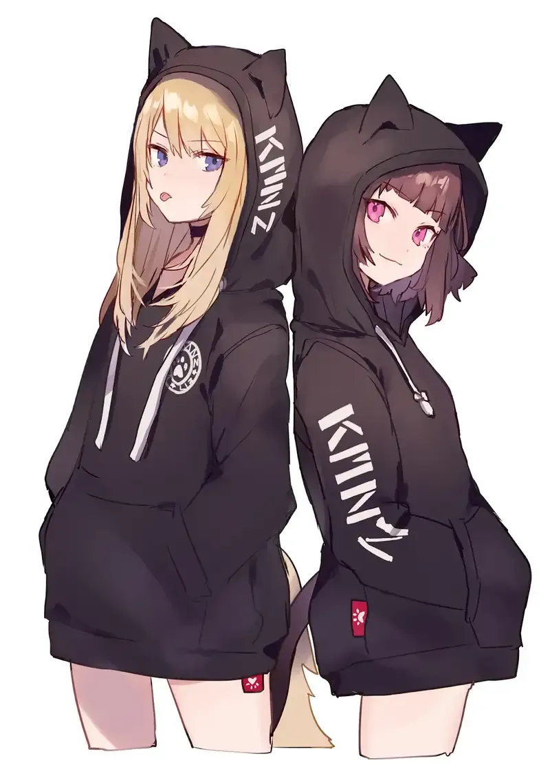 Gắn kết tình bạn thân với bộ avatar anime nữ BFF cực dễ thương