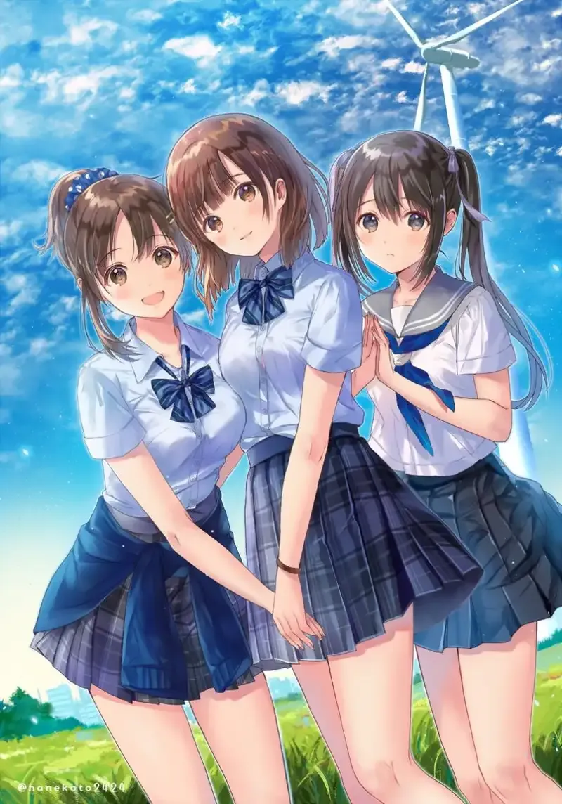 Cùng bạn thân nổi bật với hình đại diện anime nữ BFF cực chất