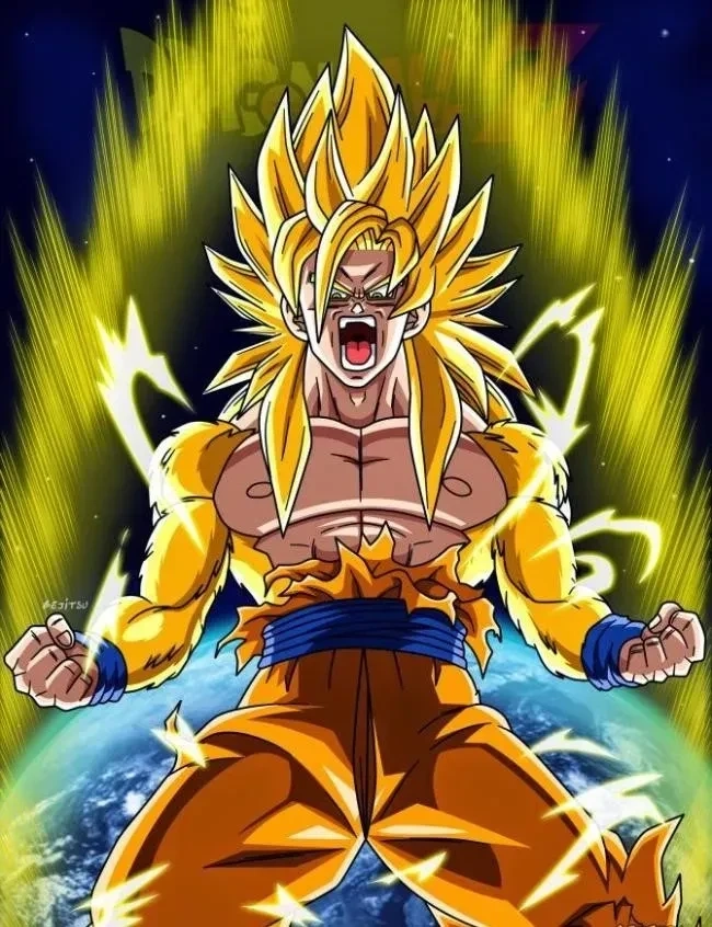 Ảnh nền điện thoại Goku gợi lên sự mạnh mẽ và tinh thần quyết tâm