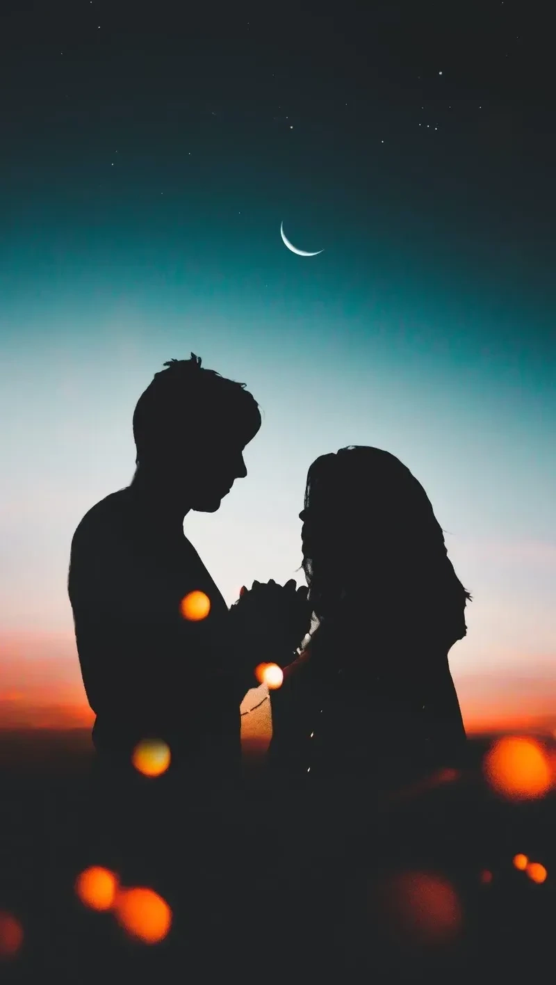 Nền tình yêu dễ thương thể hiện sự ngọt ngào và lãng mạn đầy tinh tế