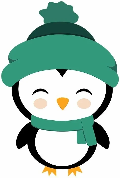 Hình nền chim cánh cụt cute làm nổi bật không gian đáng yêu trên màn hình