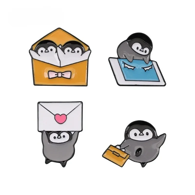 Hình nền cánh cụt cute mang lại cảm giác vui vẻ và tươi sáng