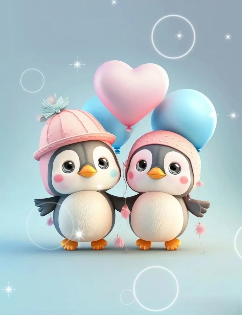 Avatar chim cánh cụt làm nổi bật sự đáng yêu và dễ thương