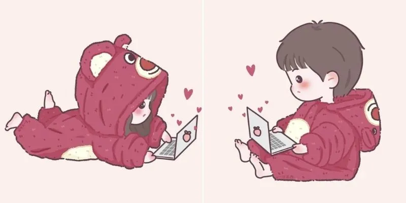 Bộ sưu tập avatar cặp cute siêu hot, cực phù hợp cho các cặp đôi.