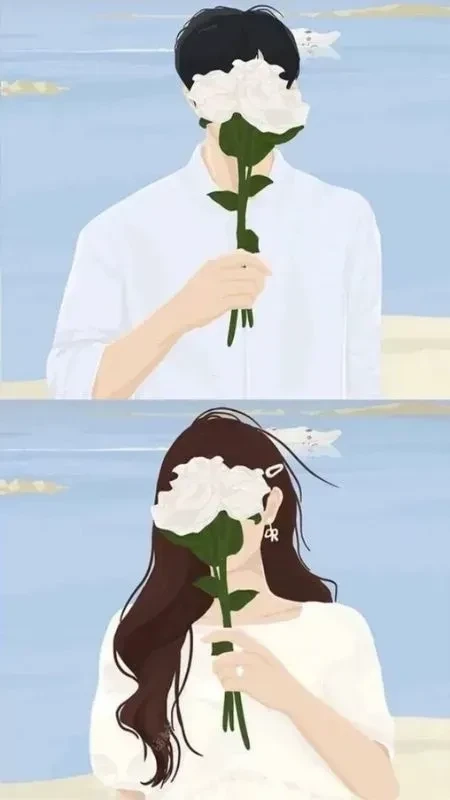 Hình ảnh cặp đôi hôn nhau anime với những khoảnh khắc lãng mạn