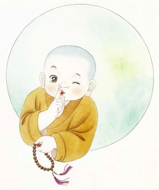 Hình các chú tiểu dễ thương với nụ cười hồn nhiên lan tỏa niềm vui