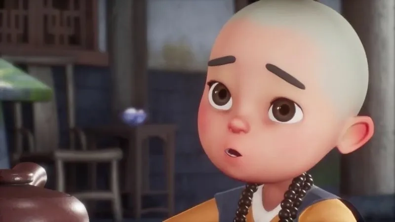 Ảnh chú tiểu hài hước thể hiện nét đáng yêu và sự vui nhộn tự nhiên