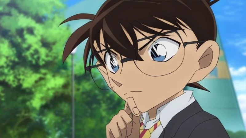 Hình nền cute Conan làm nổi bật sự vui nhộn và ngộ nghĩnh của nhân vật