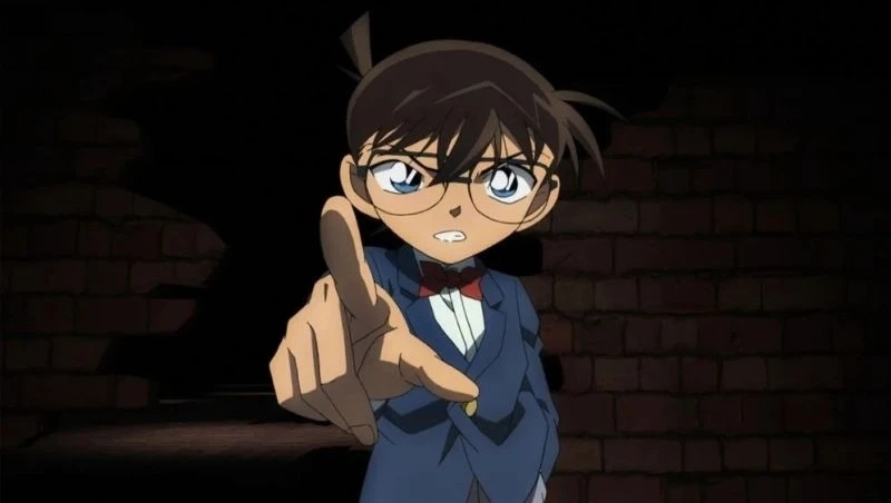 Hình ảnh Kudo Shinichi ngầu thể hiện sự sắc bén và phong thái đặc biệt