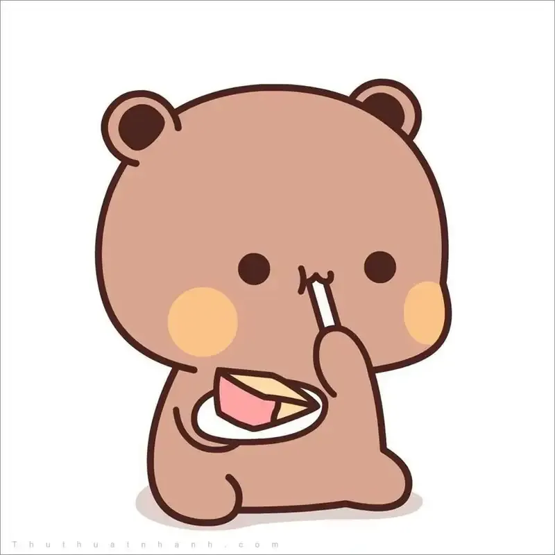 Tải ngay avatar cute gấu đáng yêu, siêu dễ thương làm hình đại diện mạng xã hội