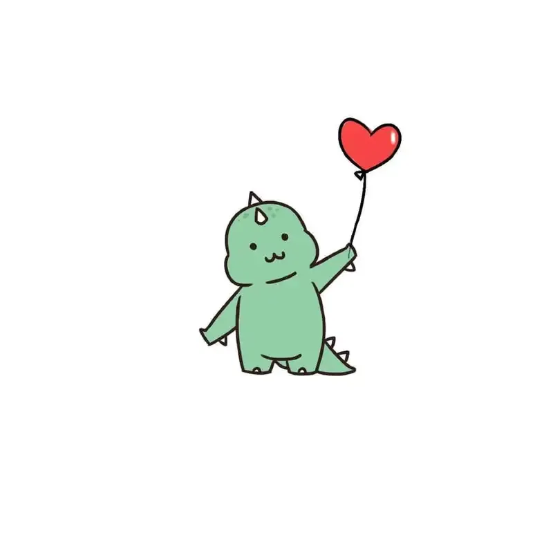 Hình khủng long cute – avatar giúp bạn khác biệt giữa hàng triệu tài khoản