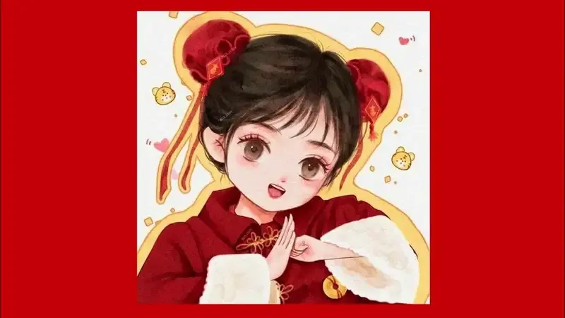 Avatar cute Tết, mang lại niềm vui và may mắn cho năm mới rực rỡ!
