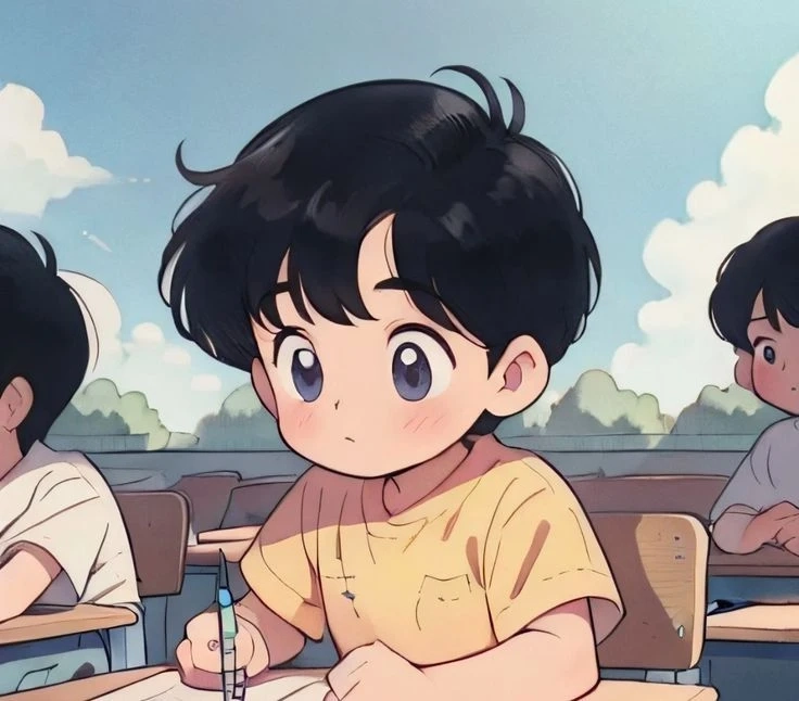 Hình bạn thân anime cute thể hiện tình bạn ngọt ngào và dễ thương