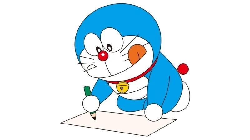 Hình nền điện thoại cute Doraemon giúp không gian hiển thị thêm phần dễ thương