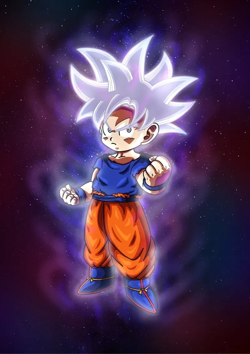 Hình nền Goku thể hiện sự mạnh mẽ và năng lượng vượt trội của nhân vật