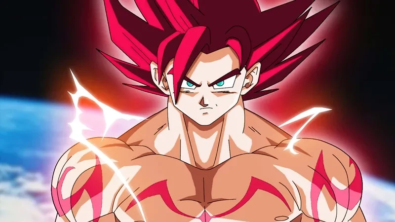 Hình Goku bản năng vô cực thể hiện sức mạnh phi thường và đỉnh cao