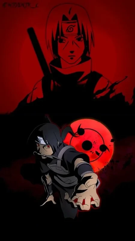 Ảnh Uchiha Itachi thể hiện trí tuệ và sức mạnh vượt trội của nhân vật