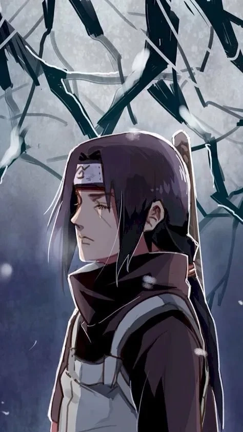 Hình Itachi Sharingan gợi lên sức mạnh huyền thoại và đôi mắt sắc bén