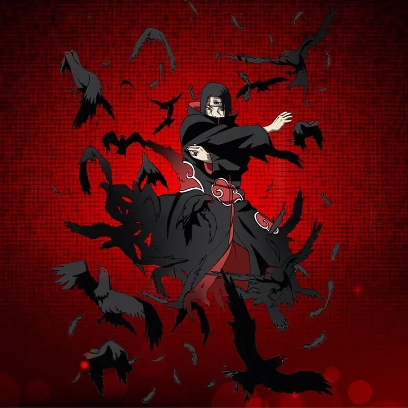 Hình nền điện thoại Itachi gợi lên phong thái mạnh mẽ và uy nghi của nhân vật