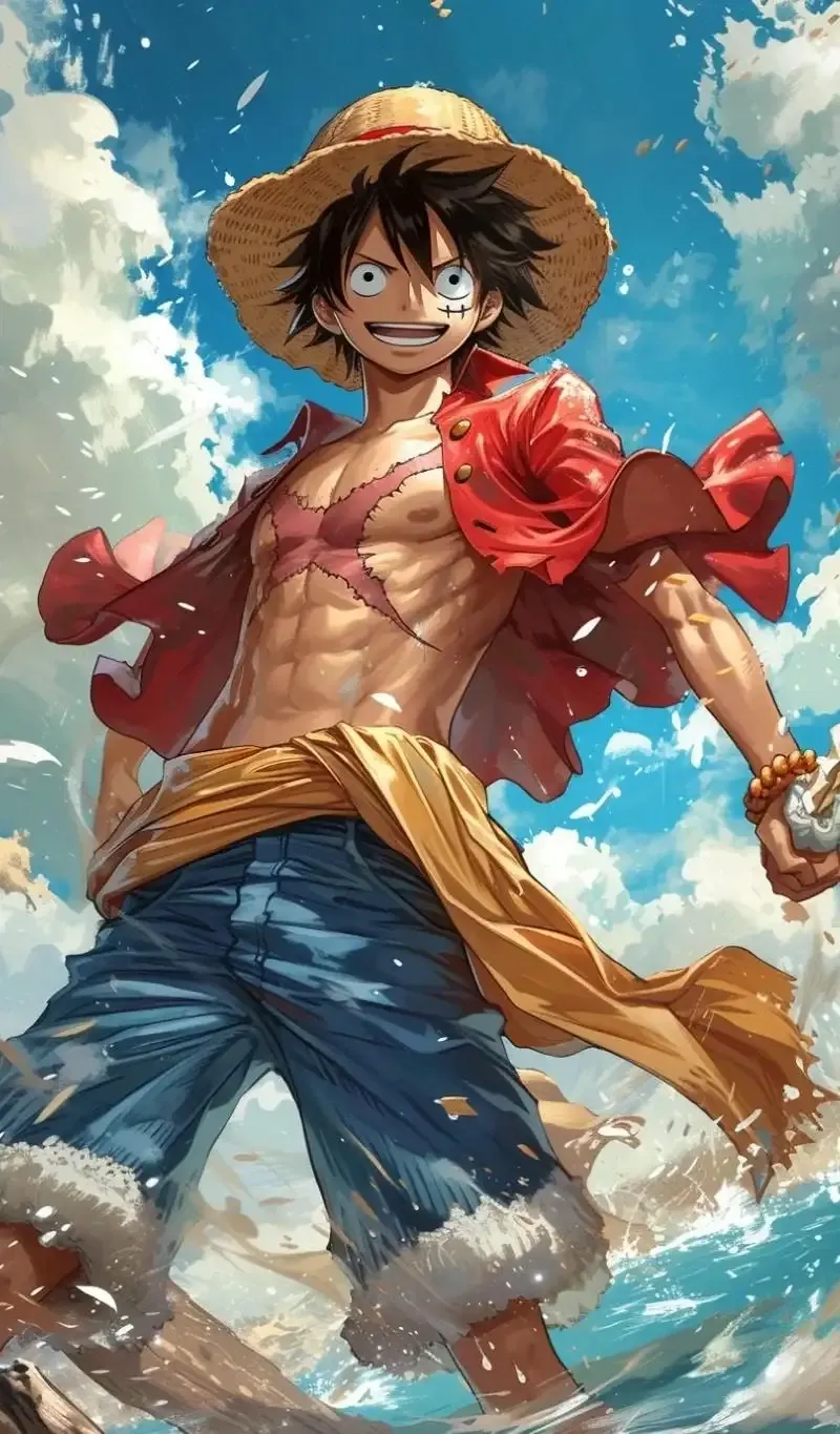 Đưa phong cách One Piece vào profile với hình Luffy ngầu bá đạo!